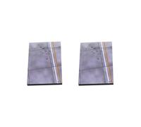 Lot de 2 fournitures de simulation en bois de type 4 pour piste d'aéroport 1/72