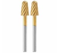 Lot de 2 fraises à sculpter en acier bout rond Dremel Max 117 pour bois/d'autres matériaux