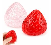 Lot de 2 fraises douces et extensibles pour des moments serrés au bureau, parfaites pour une relaxation agréable entre les deux et pour soutenir une meilleure concentration