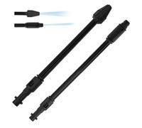 Lot de 2 fraises pour nettoyeur haute pression compatibles avec Kärcher K2 K3 K4 K5 K6 K7, lances haute pression Dirtblaster, jet d'eau réglable, accessoire de nettoyeur haute pression