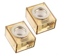 Lot de 2 fusibles terminaux IP66 MRBF pour applications marines de camping-car avec capacité de courant de 100 300 A et compatibilité avec boîte à fusibles M8 pour systèmes électriques (300 A)