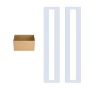 Lot de 2 gabarits de ligne de stationnement pliables en silicone pour tracer et marquer la route avec précision - Réutilisable - Design portable - Convient pour une utilisation professionnelle et