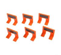 Lot de 2 gabarits de montage de porte d'armoire, outil d'installation de charnière, positionneur magnétique pour espaces de 2 mm, ABS, alignement rapide pour armoires de cuisine, lot de 2 (6)
