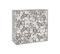 IDMarket – Lot de 2 gabions pour pierre 100 x 30 x 80 cm