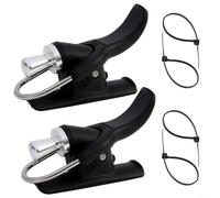 Lot de 2 gâchettes de pêche compactes, idéales pour lancer en eau profonde et attraper de plus gros poissons
