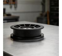 Lot de 2 galets plats 110-6775 pour tondeuse à gazon zéro braquage conçu pour améliorer la stabilité de la tension de la courroie sur les modèles Z Series et TimeCutters 23510 71254 71255