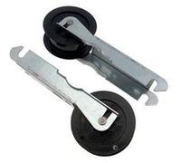 Lot de 2 galets poulies tendeurs et supports Sèche-linge 06017597, 40004610 CANDY, HOOVER, FAGOR, FAGPR, VESTEL, ZEROWATT - 124051 G