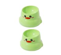 Lot de 2 gamelles surélevées pour protéger le cou des chats, pour la santé digestive