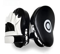 Lot de 2 gants de boxe incurvés pour boxeur, boxe thaïlandaise, boxe thaïlandaise, entraînement de fitness, combattant, entraîneur, mains