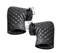 Lot de 2 gants de guidon épais doux et chauds avec cordon de serrage | Gants de guidon de vélo par temps froid pour l'hiver, l'extérieur, le cyclisme, la conduite, les trajets en route pour