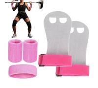 Lot de 2 Gants de Gymnastique Gants de Gymnastique Protection des Mains Bracelets Accessoires de Sport Respirants pour Le Fitness Pull-ups Barres Exercices de Musculation