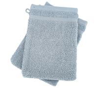 Lot de 2 gants de toilette 16x21 cm EFFICIENCE PURE bleu Capri