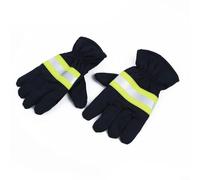 Lot de 2 gants de travail résistants au feu antidérapants pour protection contre la chaleur, les coupures et l'abrasion - Compatibles avec le soudage, la lutte contre les incendies, l'utilisation