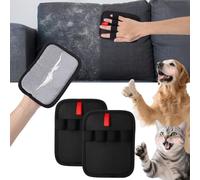 Lot de 2 gants d'épilation d'animaux - Gants d'épilation réutilisables pour chats et chiens, gants électrostatiques pour épilation des poils d'animaux pour canapé, tapis, meubles, voiture, literie