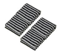 Lot De 2 Gants Exfoliants Pour Douche - Serviette De Gommage Corporel - Set De Nettoyage Du Dos Pour Homme Et Femme - Accessoire De Bain Exfoliant - Gants De Toilette Pour Peau Morte