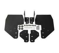 Lot de 2 garde-boue arrière pour Teryx 1000, pour garde-boue en plastique, kit de protection de queue noir pour UTV tout-terrain, pour une installation facile pour les fusées éclairantes