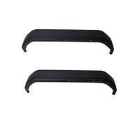 Lot de 2 garde-boue en plastique pour essieu tandem 13/14" Garde-boue pour remorque, noir