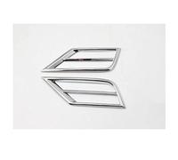 Lot de 2 garnitures de feux antibrouillard avant en ABS chromé pour Tiguan 2017 2018 2019 2020