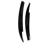 Lot de 2 garnitures de paupières de phare en fibre de carbone pour Scirocco 2009-2017, extérieur en plastique noir (noir)