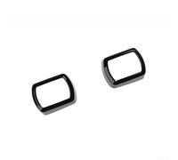 Lot de 2 garnitures de tableau de bord pour console centrale, cadre de charge sans fil, ABS, noir brillant, rouge brillant, pour Toyota RAV4 2026-2027 (noir brillant)