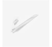 Lot De 2 Garnitures Décoratives Pour Console Centrale De Voiture, Accessoires D'intérieur Pour Mercedes Pour Benz 15-21 C W205 16-21 GLC X25 Décoratif Intérieurs(Carbone blanc)