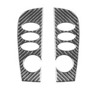 Lot de 2 garnitures latérales de console radio en fibre de carbone pour Porsche Boxster et 996