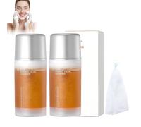 Lot de 2 gels nettoyants pour le visage 2 en 1 - Pour le nettoyage en profondeur et le contrôle de l'huile - Avec filet de mousse gratuit