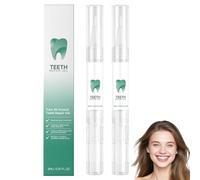Lot de 2 gels réparateurs dentaires, kit de réparation des gencives, protection des gencives, stylo essence de blanchiment des dents, détachant, nettoyage de la bouche, protection des gencives