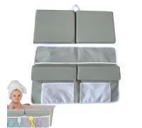 Lot de 2 genouillères de baignoire - Ensemble de coudières et de genouillères - Tapis de bain pour un bain heureux avec les et les animaux domestiques