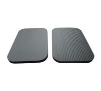 Lot de 2 genouillères de yoga, Pilates, tapis d'exercice extra épais, tapis d'exercice antidérapant pour fournir un amorti aux genoux, fonctionne parfaitement sur n'importe quel sol