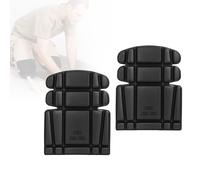 Lot de 2 Genouillères Ergonomiques en EVA pour Pantalon de Travail, Flexibles et Antidérapantes, Coussinets de Genou Légers pour Jardinage, Construction, Carrelage, Compatible Engelbert Strauss/Uvex