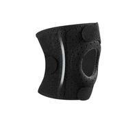 Lot de 2 genouillères rotuliennes pour homme et femme, réglable, pour ménisque et arthrose, genouillère avec protection en silicone pour la course, le sport, stabilisation, respirante, réglable