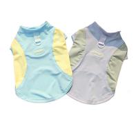 Lot de 2 gilets rafraîchissants pour chien - Protection solaire - Pour les activités de plein air, la randonnée, l'entraînement, la prévention des coups de chaleur chez les chiens - Taille 8XL - Tour