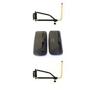Lot de 2 Glaces Rétroviseurs Extérieurs pour Camion Volvo Tracteur Ø 15-22 365 x 190 cm
