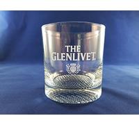 Lot de 2 Glenlivet Single Malt Scotch Whisky Lowball Rocks Verres Tumbler