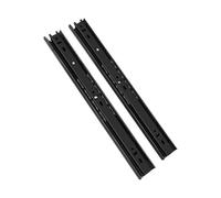 Lot de 2 glissières de tiroir universelles de 40 mm de large disponibles en cinq tailles pour différents types de meubles, y compris les cuisines