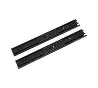 Lot de 2 glissières de tiroir universelles de 40 mm de large disponibles en cinq tailles pour différents types de meubles, y compris les cuisines