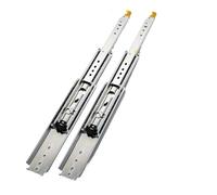 Lot de 2 glissières de tiroir verrouillables - Glissières à roulement à billes - Extension complète - Usage industriel, capacité de charge de 220 kg (132,1 cm)