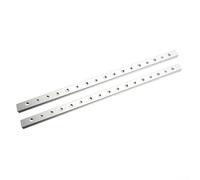 Lot de 2 glissières en T en alliage d'aluminium pour tables de travail du bois, scies à onglets et tables de fraisage pour projets de bricolage (450 mm)