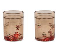 Lot De 2 Gobelets À Paillettes Cherry Rose, Rouge TU