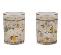 Konges Slojd - Lot de 2 tasses pailletées Citrons