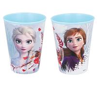 Lot de 2 gobelets en plastique sans BPA, 260 ml, cadeau pour enfants, motif La Reine des neiges 2