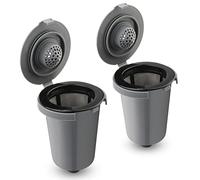 Lot de 2 gobelets filtrants réutilisables porte filtre pour Cuisinart, gris