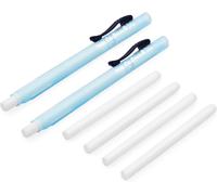 Lot De 2 Gommes À Effacer Clic Stick En Caoutchouc \U2013 Corps Bleu + Recharges De Gomme Blanche Clic[Z491]