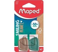 Maped Creativ 112520FM gomme à effacer Bois Marron, Vert, Blanc 2 pièce(s) G