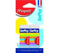 Lot De 2 Gommes Blanches Softy