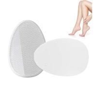 Lot De 2 Gommes Ergonomiques En Nano Verre, Outil D'épilation Indolore Cristal Avec Housse Protection, Exfoliant Réutilisable For La Peau, Épilateur Corporel For Jambes, Bras, Dos