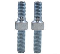 Lot de 2 goujons de barre M8 pour tronçonneuse MS651 MS661 MS661C - Pièce de rechange OEM 0000 664 2413 - Vis à boulons de barre de guidage robustes pour la coupe et l'exploitation du bois