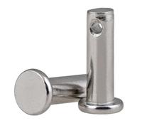 Lot De 2 Goupilles Cylindriques M16 En Acier Inoxydable 304 Avec Trou - Goupilles D'alignement De Précision for Machines, Meubles Et Bricolage(M16*40)