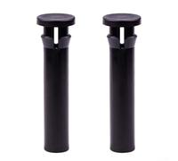 Lot de 2 goupilles de charnière pour couvercles de poubelle Huskylite de 250 litres conçues pour la compatibilité des poubelles de style Rehrig